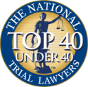 The National Trial Lawyers - Top 40 Under 40 badge