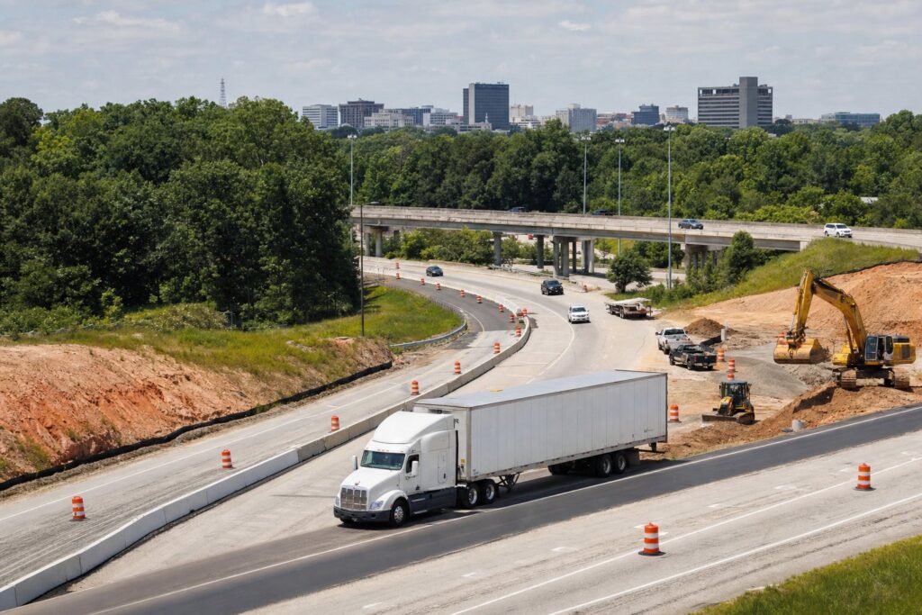 Carolina Crossroads Construction Zone Truck Accidents in Columbia