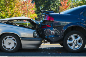 rear-end car crash